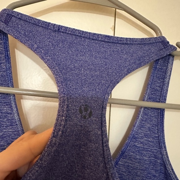 Lululemon Racerback Tank Top Blue Women 2 - Picture 2 of 5
